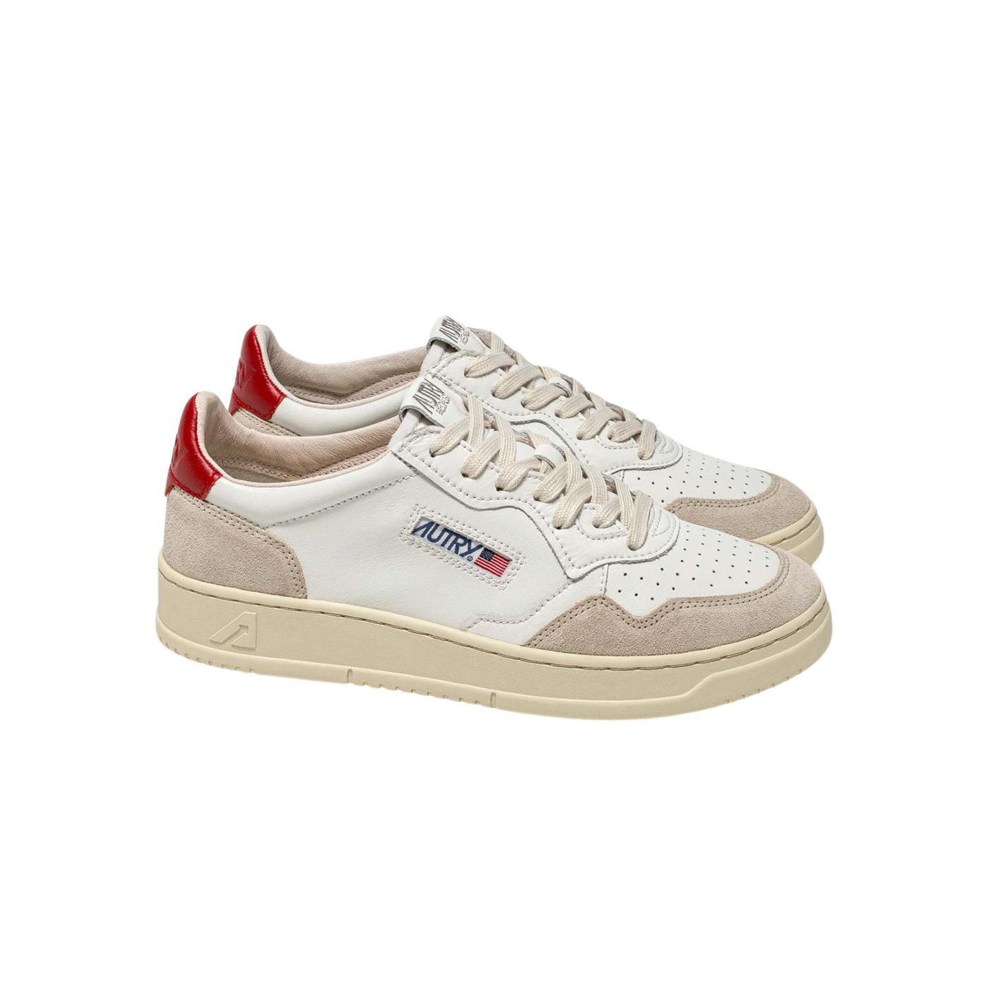 Sneakers Donna con logo sul lato esterno e lacci frontali