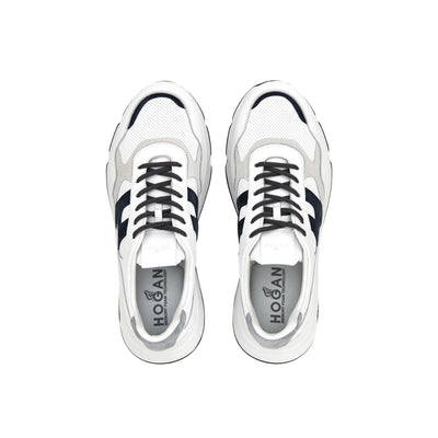 Sneakers Uomo con inserti traspiranti e logo laterale a contrasto