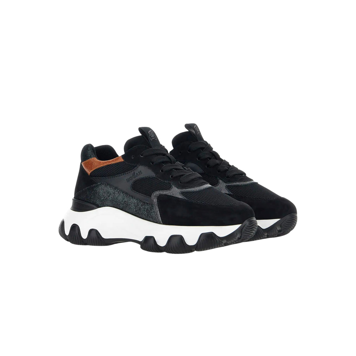Sneakers Donna Hyperactive Nero, Hogan, laterale
