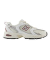 Sneakers Donna 530 Bianche e Bordeaux