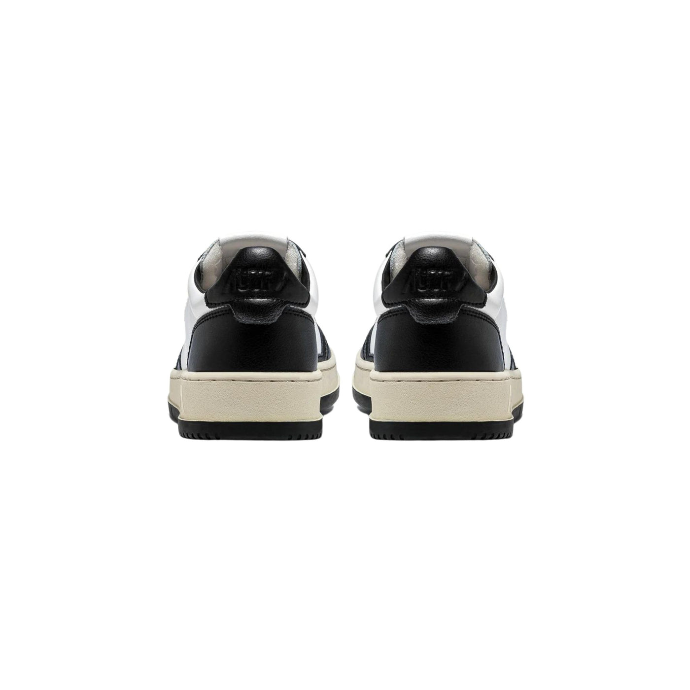 Sneakers Uomo con suola in gomma logata bianco e nero