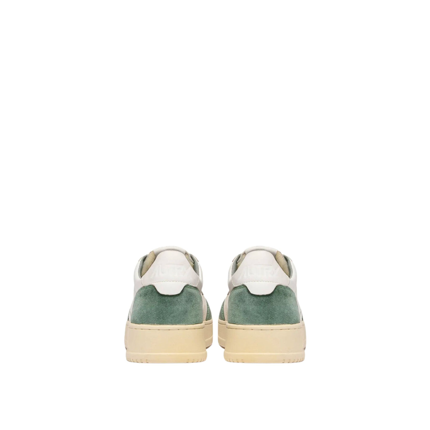 Medalist men's sneakers in white and teal suede