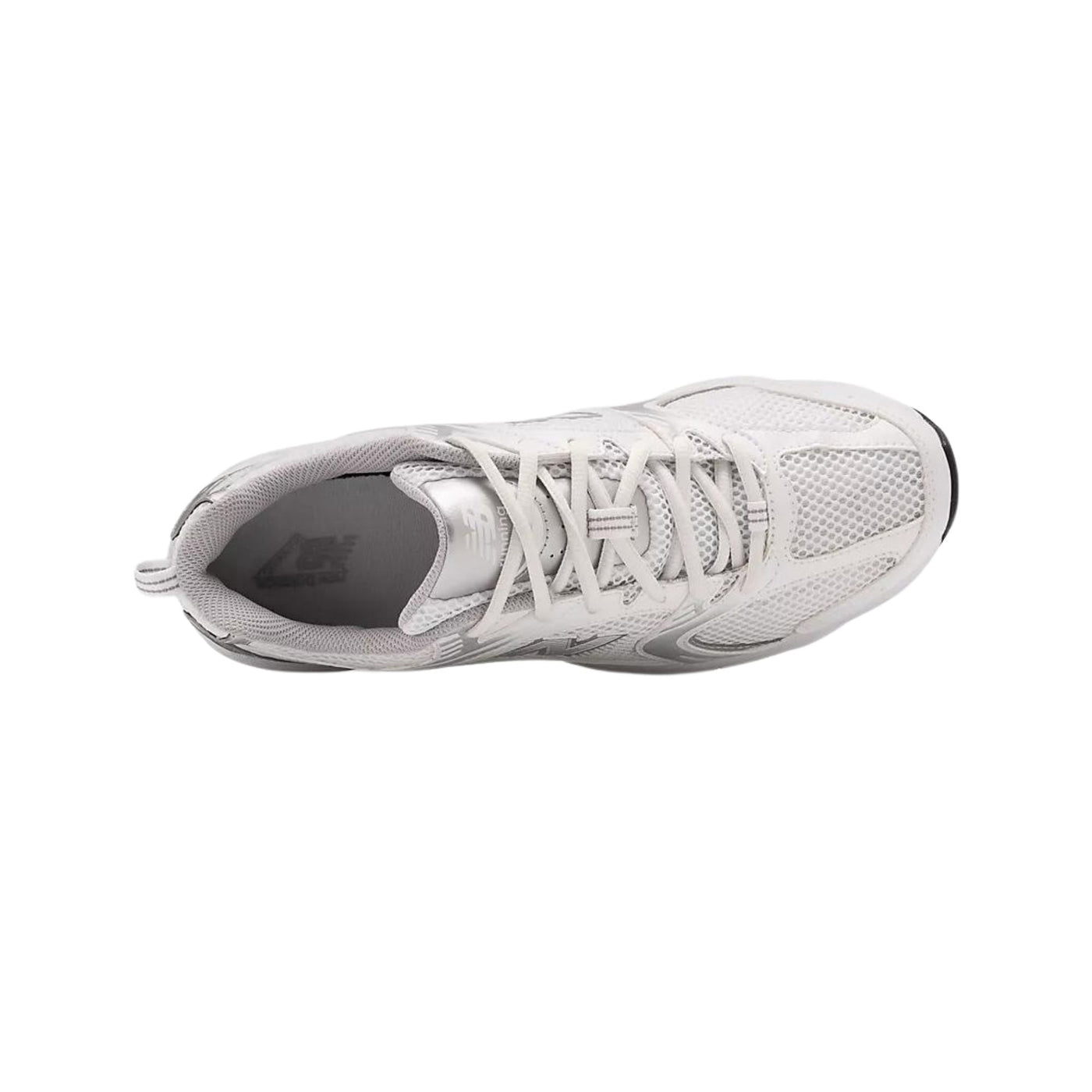 Sneakers Donna con tomaia traspirante, inserti Argento e logo laterale 