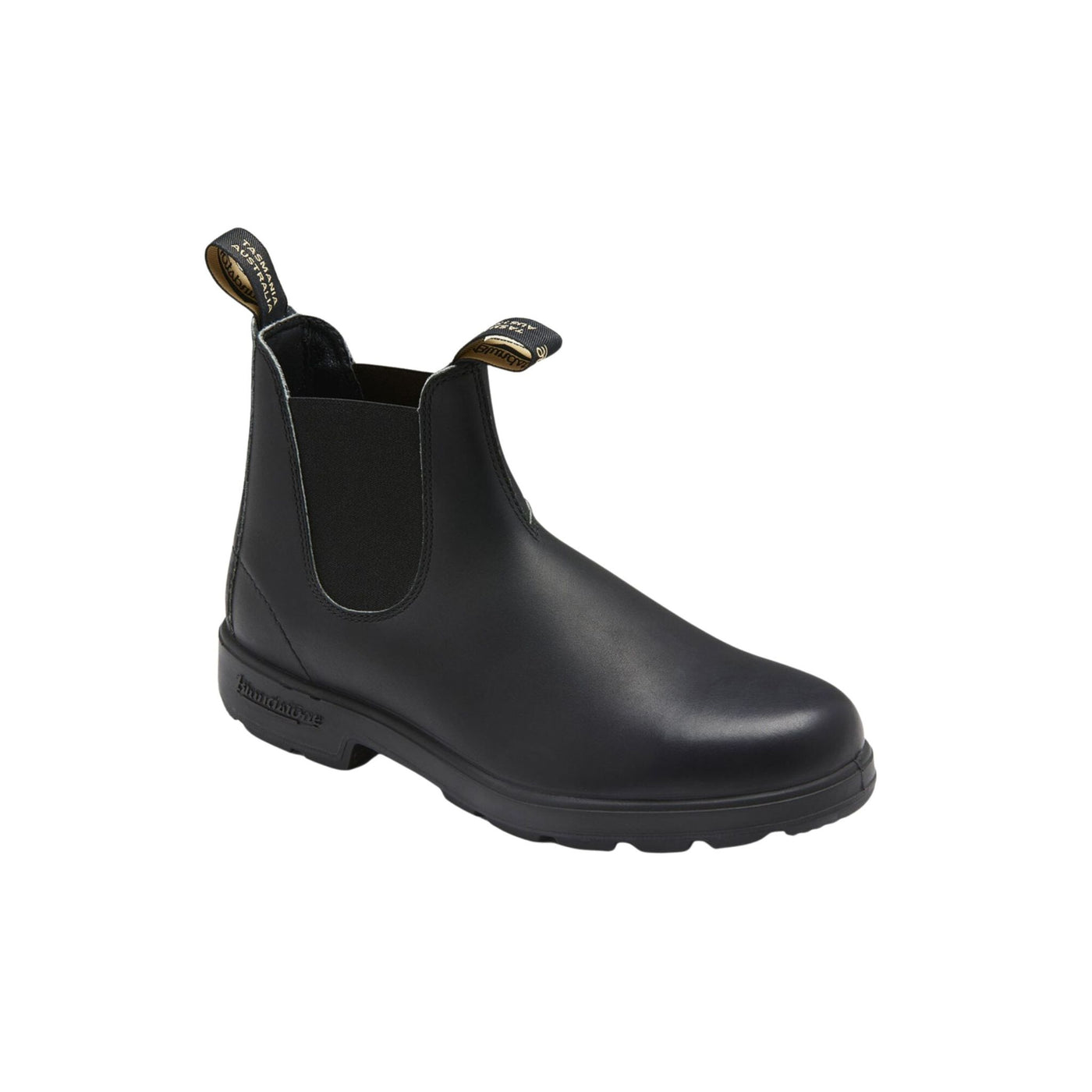 Black men's ankle boot in smooth leather