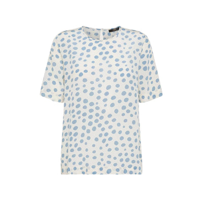 T-shirt con pois all over