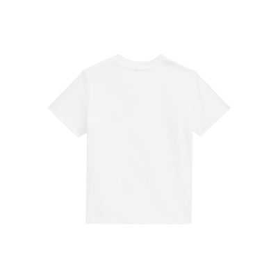 T-shirt bianca da neonato, Polo Ralph Lauren, retro