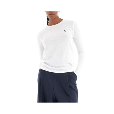 T-shirt Donna manica lunga Bianco