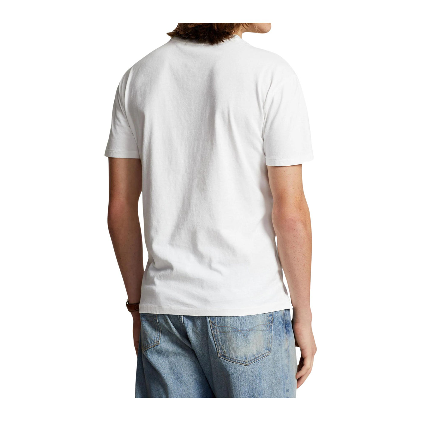 T-shirt Uomo Bianca con scollatura girocollo e maniche corte