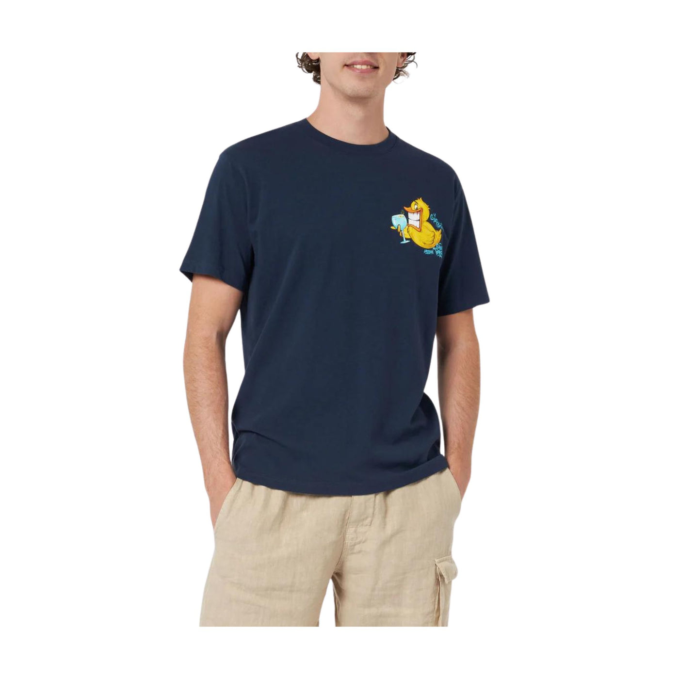 T-shirt Uomo Ducky Gin Blu