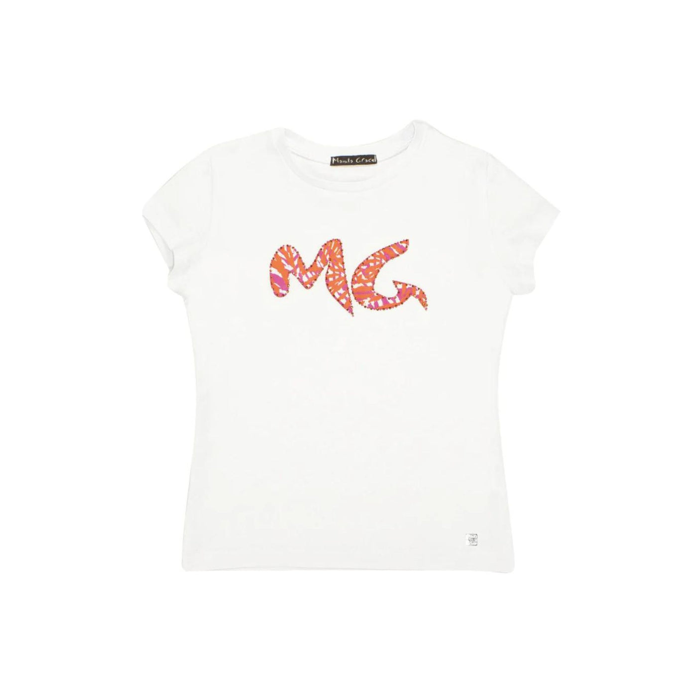 Girl's T-shirt with embossed logo