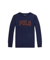 T-shirt da bambino navy vista frontale