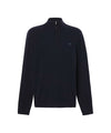 Maglione Uomo con Zip Cohas Brook Blu scuro