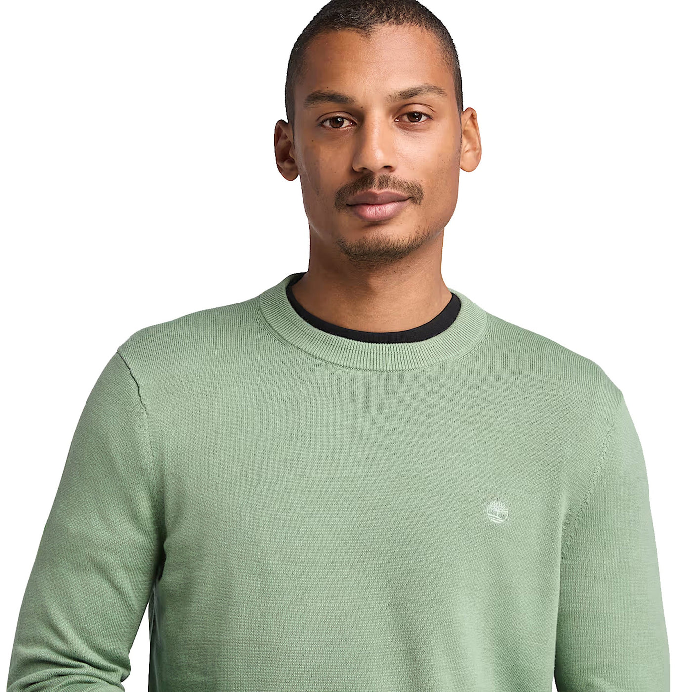 Maglione Uomo Williams River Verde modello frontale ravvicinato