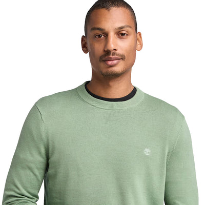 Maglione Uomo Williams River Verde modello frontale ravvicinato