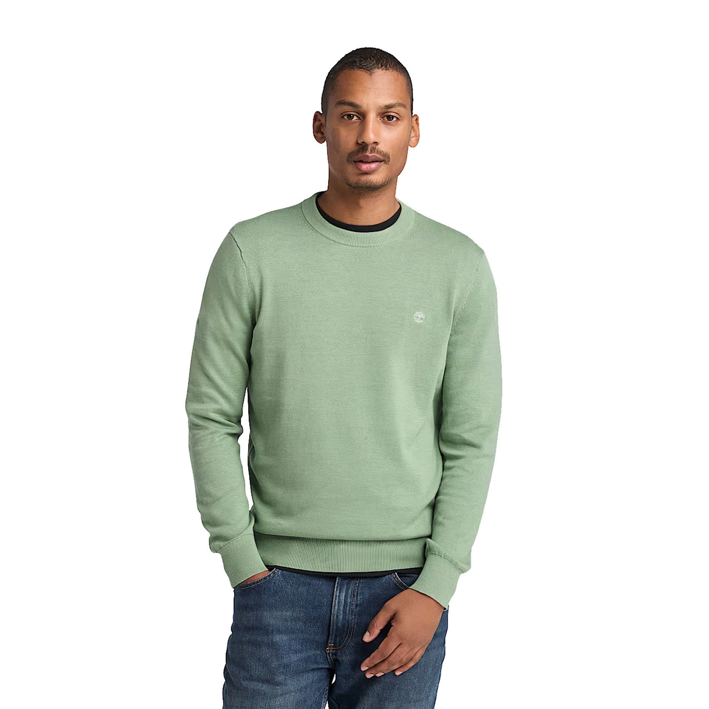Maglione Uomo Williams River Verde modello frontale