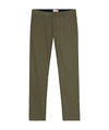 Pantaloni Chino Uomo in Popeline Claremont Verde scuro