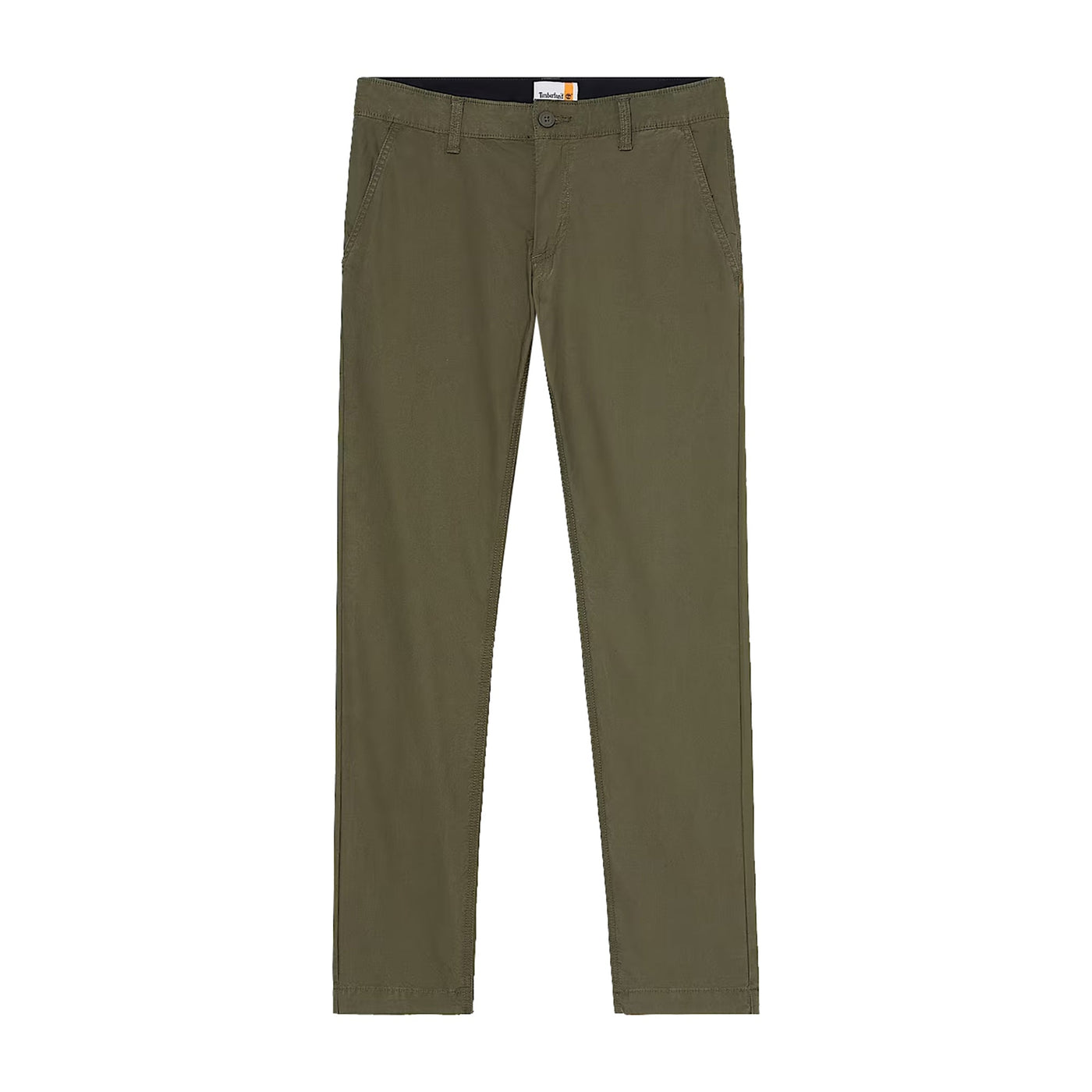 Pantaloni Chino Uomo in Popeline Claremont Verde scuro