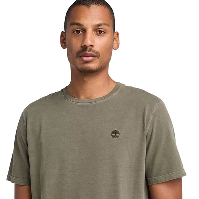 T-shirt Uomo Dunstan River Verde modello frontale raavvicinato