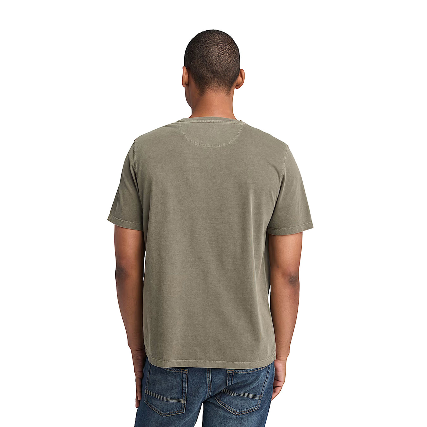 T-shirt Uomo Dunstan River Verde modello retro