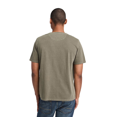 T-shirt Uomo Dunstan River Verde modello retro