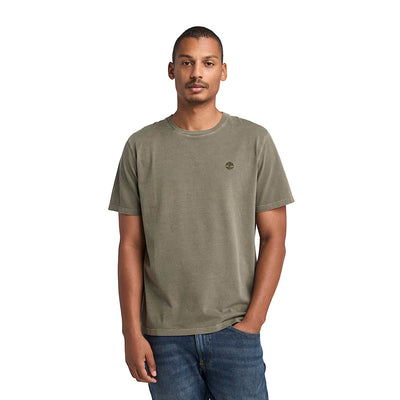T-shirt Uomo Dunstan River Verde modello frontale