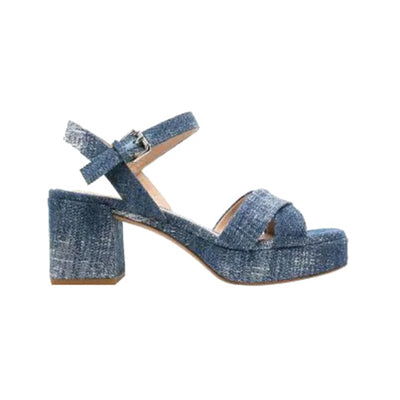 Women's sandal with crossed bands