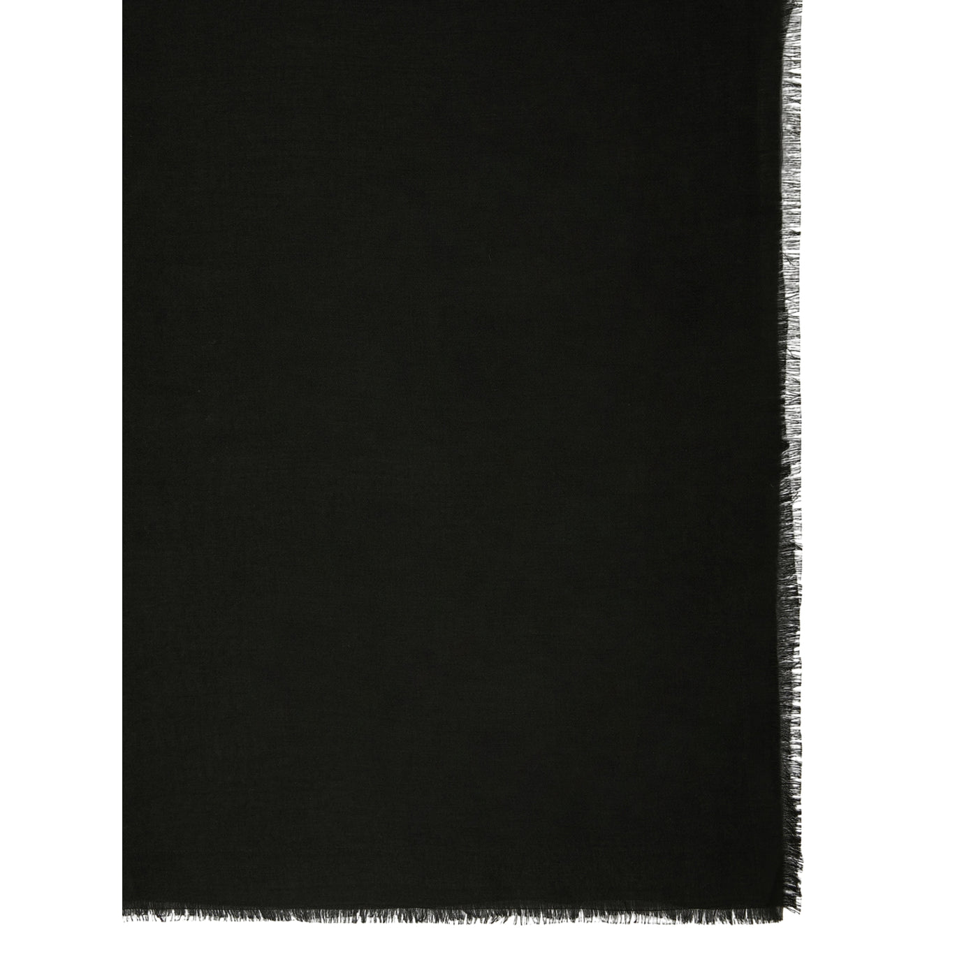 Maxi Stola Donna in tinta unita nera