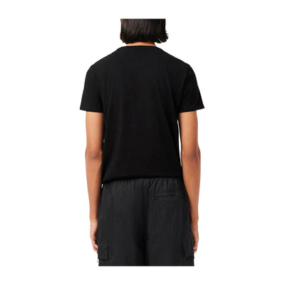 T-shirt Uomo in cotone Pima Nero modello retro