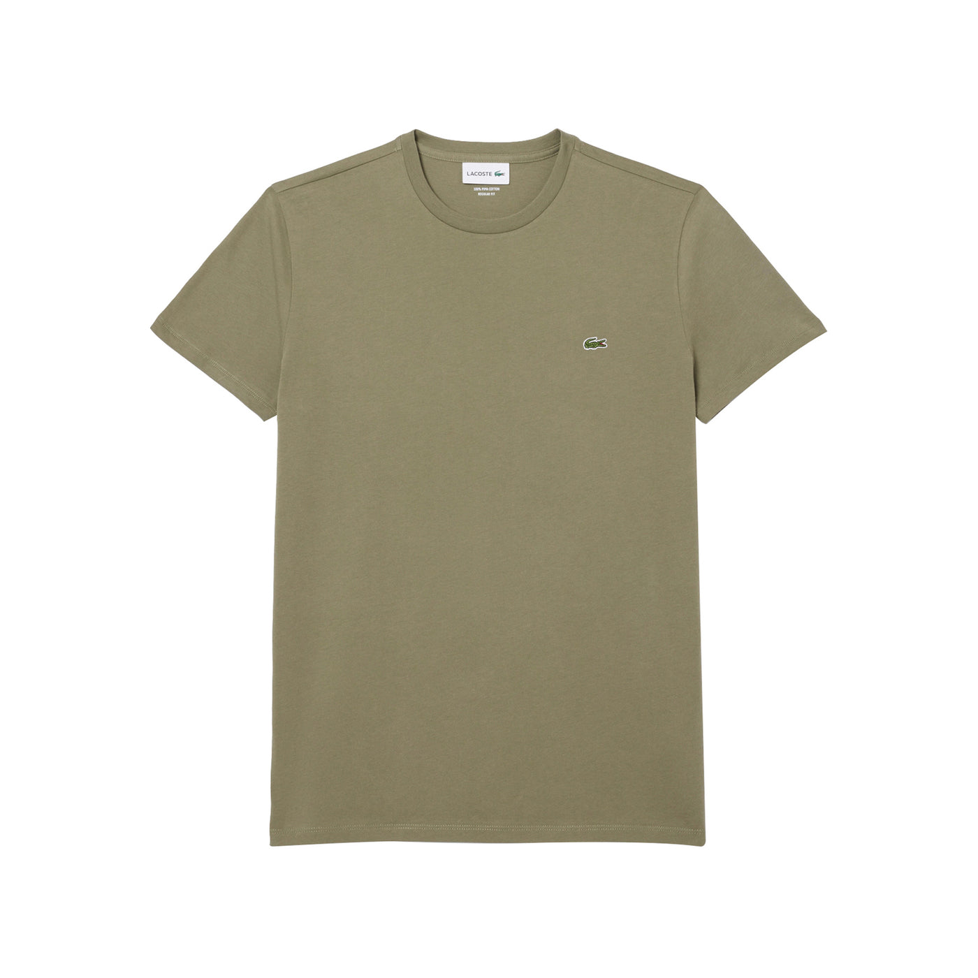 T-shirt Uomo in cotone Pima Verde militare