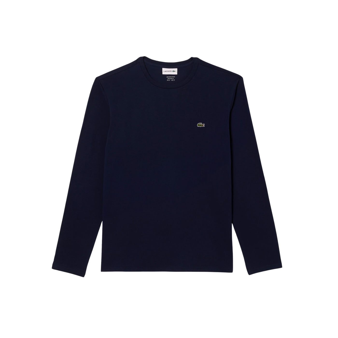 T-shirt Uomo in cotone Pima a maniche lunghe Navy