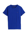 T-shirt Ragazzo con bandierina ricamata Blu