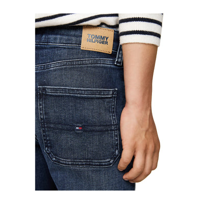 Jeans Bambino straight fit stile skater dettaglio