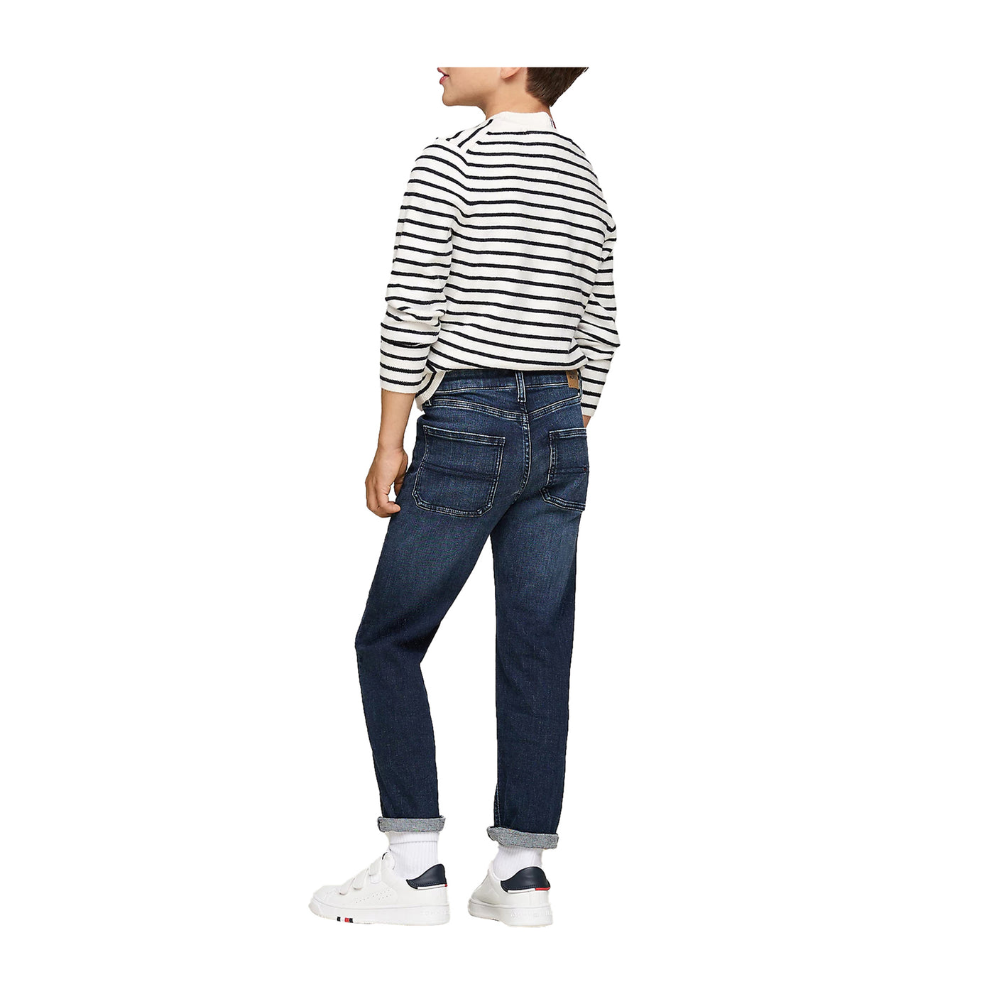 Jeans Bambino straight fit stile skater modello intero retro