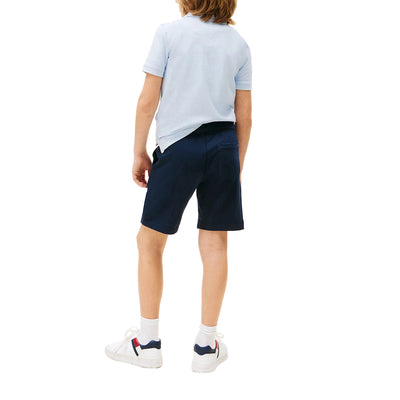 Shorts Navy Ragazzo con logo grafico modello intero retro
