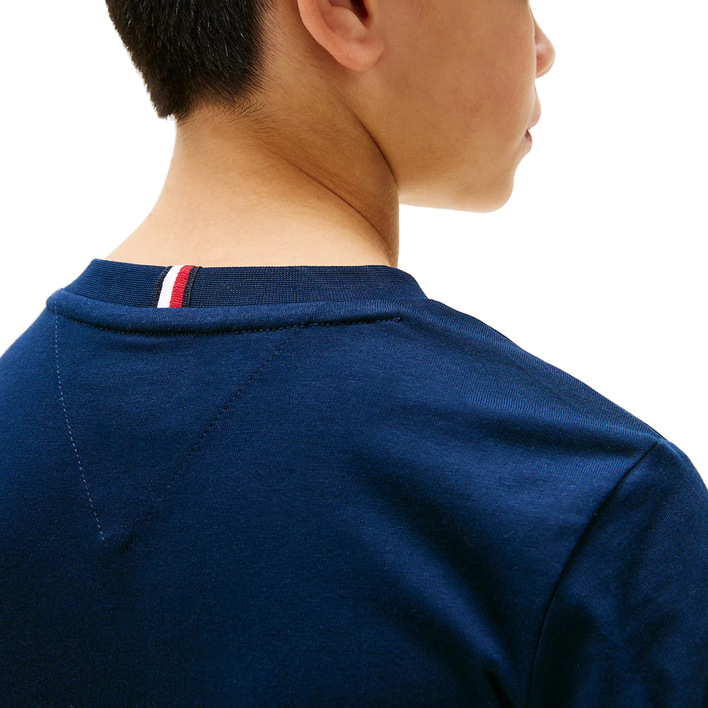 T-shirt Ragazzo Bicolor Navy/Bianco