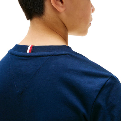 T-shirt Ragazzo Bicolor Navy/Bianco