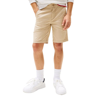 Bermuda chino 1985 da Ragazzo Beige modello frontale