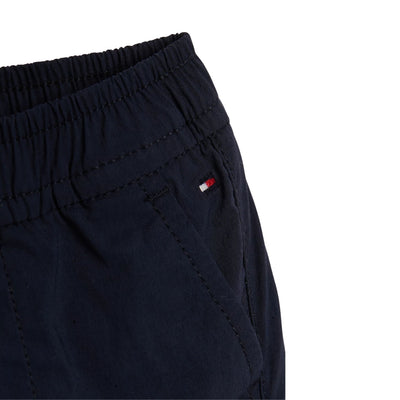 Pantaloni cargo da neonato Navy dettaglio bandierina 