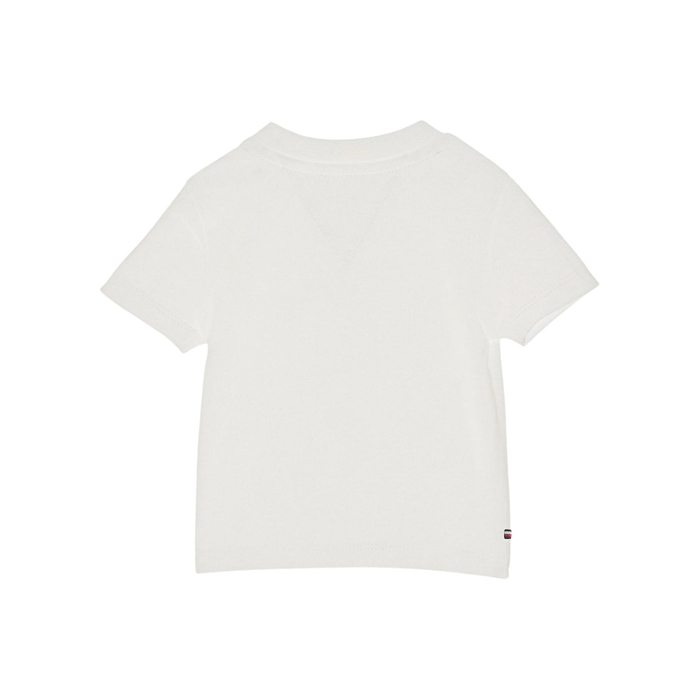 T-shirt Neonato in bianco con logo retro
