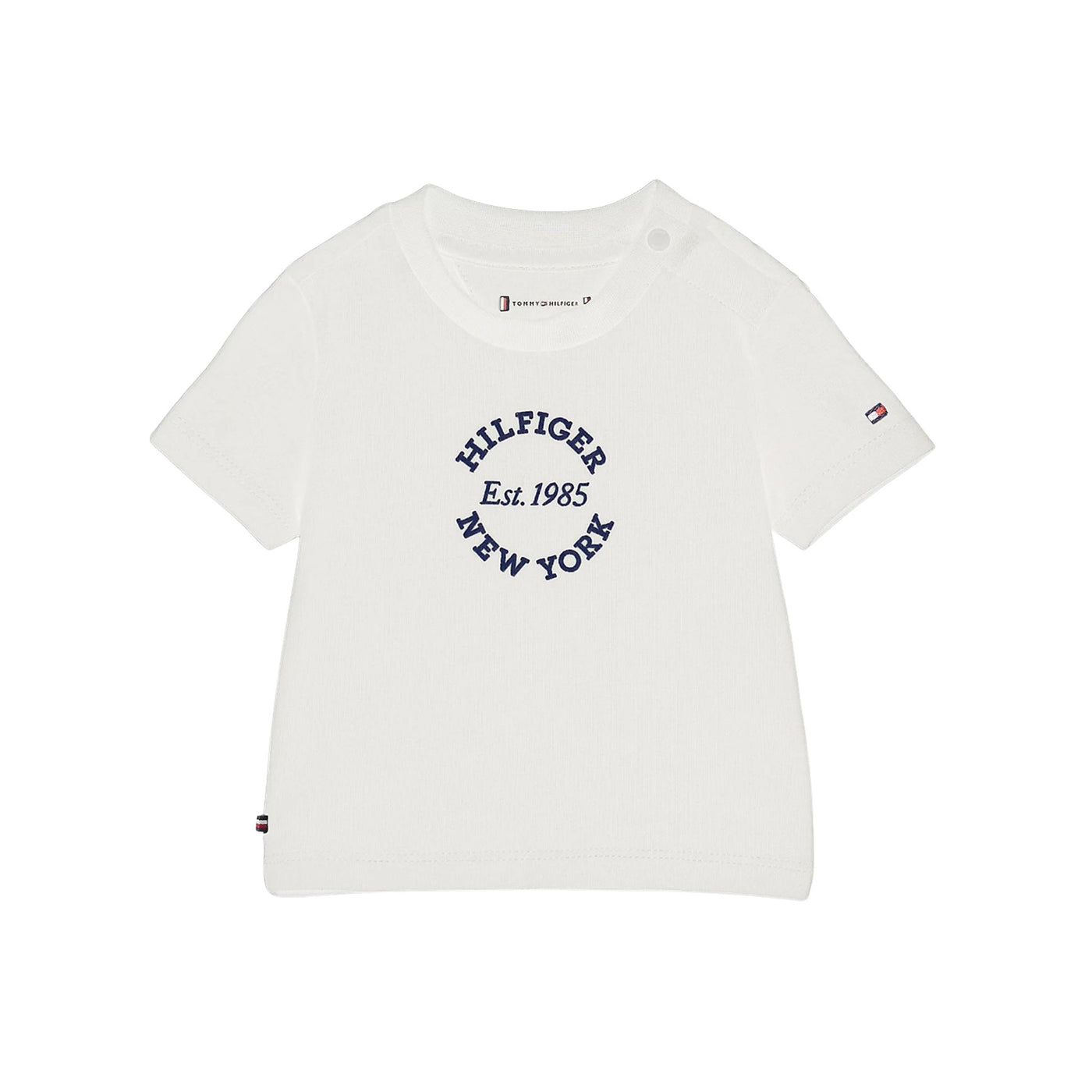 T-shirt Neonato in bianco con logo