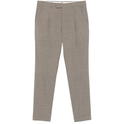 Pantaloni Master Uomo in lana four season Beige