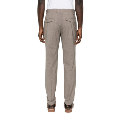 Pantaloni Master Uomo in lana four season Beige modello retro