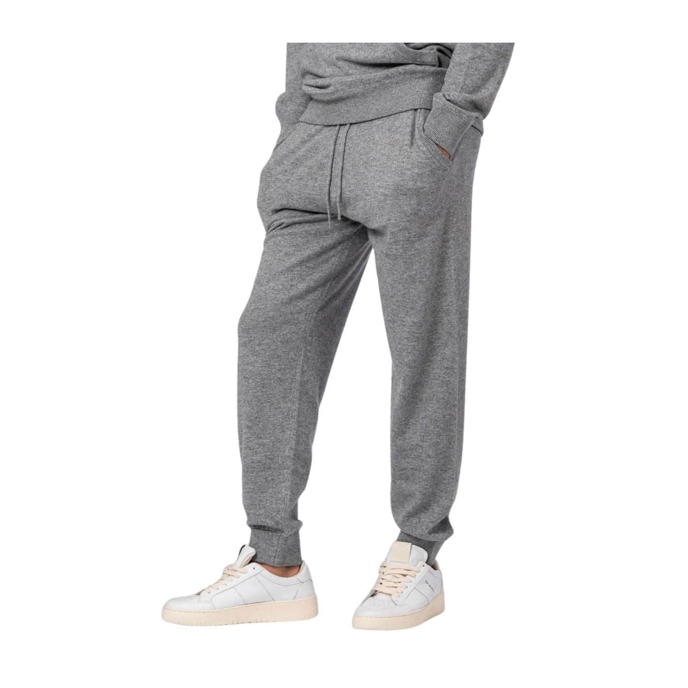 Pantalone Uomo misto lana Grigio, sportivo