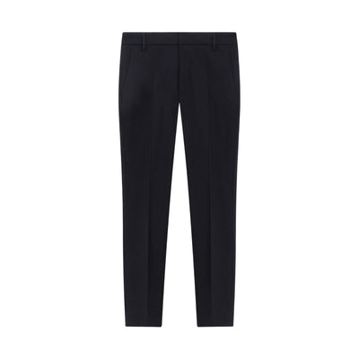 Pantalone Donna, Nima modello chino, in misto lana a tinta unita