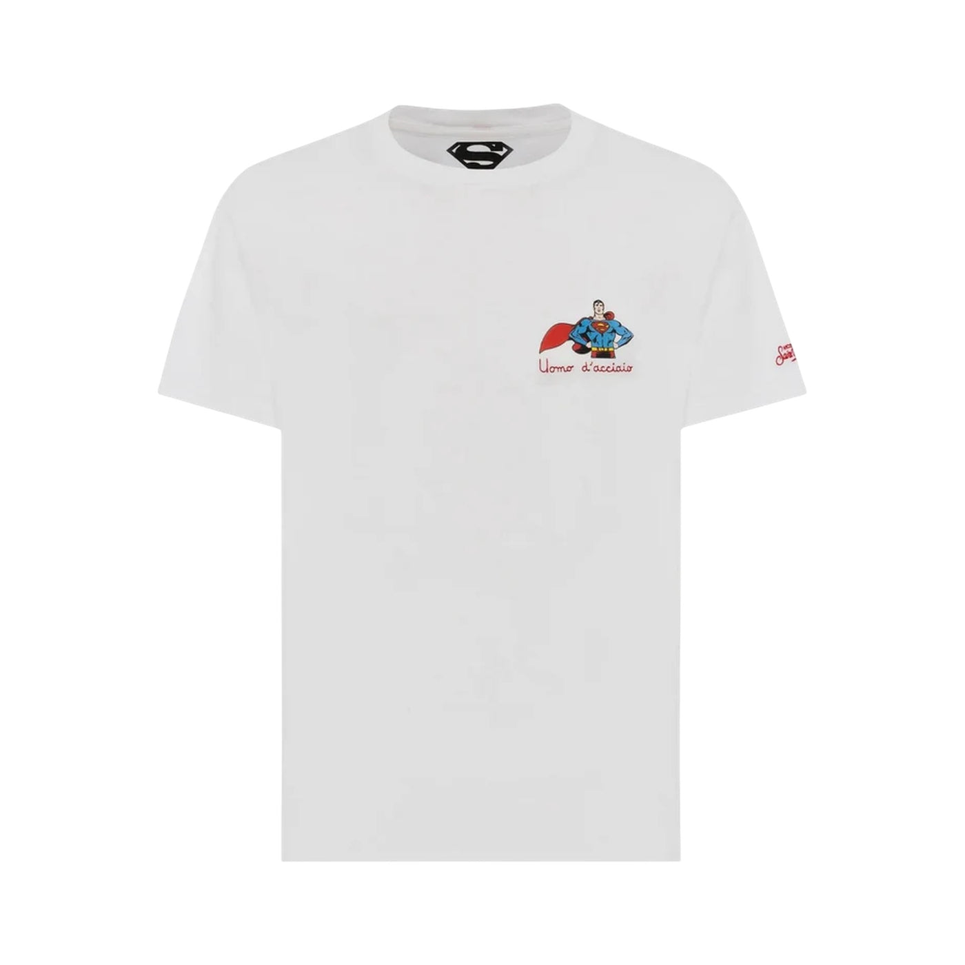 Acquista subito la T-shirt Uomo, in puro cotone a maniche corte con logo ricamato sulla manica firmata Saint Barth su Old England: vieni a scoprire tutta la collezione sul nostro sito