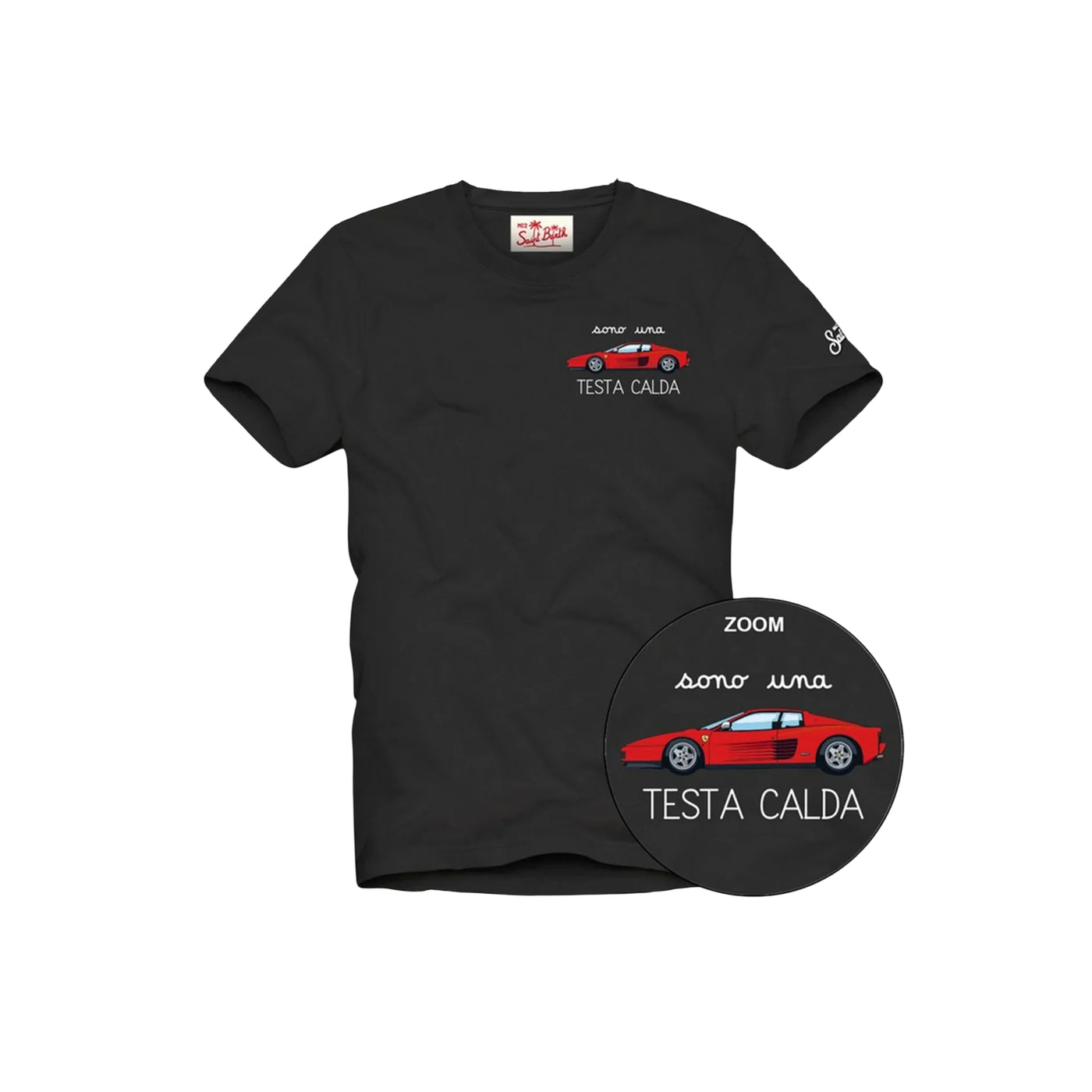 Acquista subito la T-shirt Uomo, realizzata in puro cotone, a giro collo e maniche corte, e logo sulla manica, firmata Saint Barth su Old England: vieni a scoprire tutta la collezione sul nostro sito.