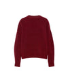 Maglione Donna in misto alpaca e lana bordeaux