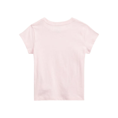 T-shirt Bambina 5-6 anni con maniche ad aletta e scollatura girocollo 