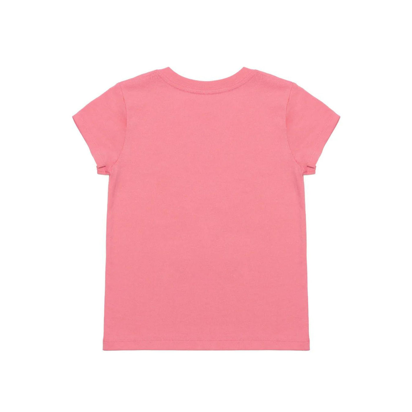 T-shirt Bambina a mezza manica con logo multicolore e scollatura girocollo