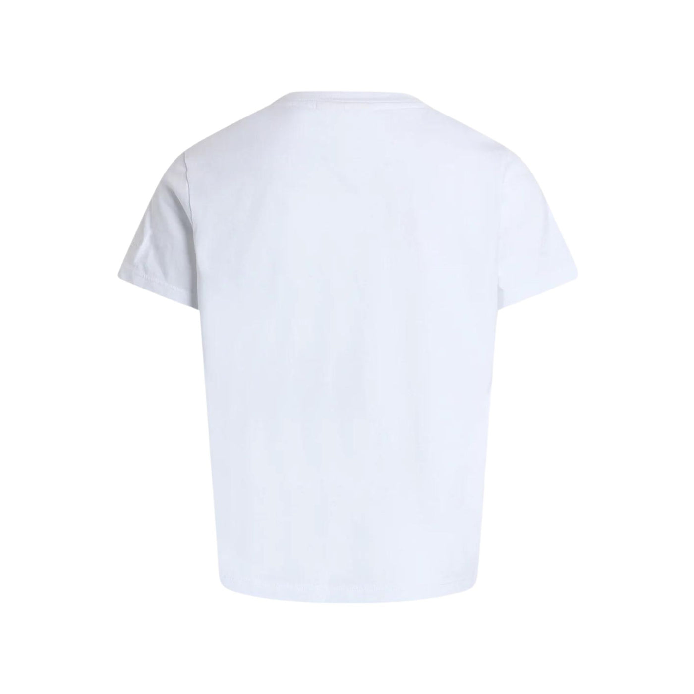 T-shirt Bambina in cotone, dal design classico, a maniche corte